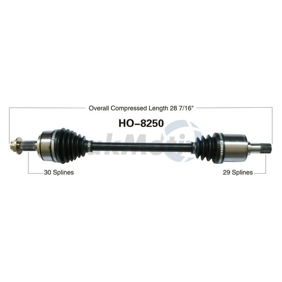 CV Axle Shaft Fits select: 2006-2014 HONDA RIDGELINE