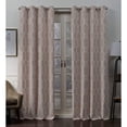 thumbnail image 1 of Exclusive Home Trilogi Woven Blackout Grommet Top Curtain Panel Pair, 1 of 6
