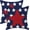 Star-3, variant on Independence Day Pillow Covers 18x18 Pack of 2 Memorial Day Red and Blue Stars Throw Pillow Covers 4th of July Patriotic Pillowcase Farmhouse Decorative Cushion Case for Home Sofa Outdoor