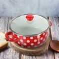 thumbnail image 4 of OULII 3Pack Enamel Pots and Pans for Cooking and Stewing in Home Kitchen, 4 of 8