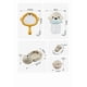 thumbnail image 4 of Baby bath water toy - Otter Family Tub Toy Bathtub Floating Toy for Kids - Soft Vinyl and ABS Plastic Material (Otter+net fishing+ball board+2 balls), 4 of 4