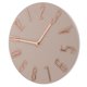 thumbnail image 3 of Relojes de pared a pilas, reloj de pared moderno, redondo, estilo moderno y sencillo, para oficina, hogar, dormitorio, sala de estar y cocina, elegante, sin pilas, color beige, 3 of 8