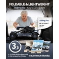 thumbnail image 3 of 41 lbs Lightweight Foldable Mobility Scooter for Seniors & Adults,24 Miles 4 Wheel Motorized Scooters 300 lb Capacity,Travel Scooter for Elderly,Removable Lithium Battery,Gray, 3 of 9