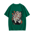 thumbnail image 2 of THOUSAND EYES GAZE Cotton casual T-shirt, 2 of 8
