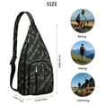 thumbnail image 3 of Futuristic Science Sling Bag - Crossbody Shoulder Backpack, Lightweight Adjustable Chest Pack for Tech Enthusiasts, 3 of 4