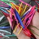 thumbnail image 2 of Pinzas de plástico desechables, accesorios de kit de emergencia, material de alimentación con clip de bricolaje, cabeza redonda con dientes carnosos, 2 of 5