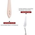 thumbnail image 4 of 2uds #J-7 Paleta Cuchillo 18mm Cuchillo Ancho Sólido Madera Mango Inoxidable Acero Pintura Mezcla Raspador Palé Cuchillo Espátula para Óleo Acrílica Pintura, 4 of 6