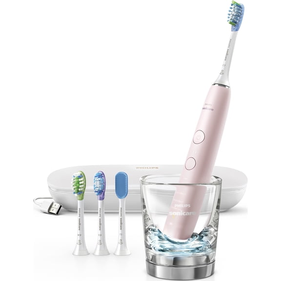 Philips Sonicare DiamondClean Smart Electric, Rechargeable toothbrush for Complete Oral Care, with Charging Travel Case, 5 modes – 9500 Series1