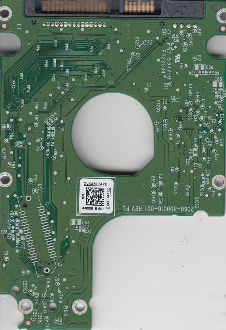 WD5000LPLX-08ZNTT0, 800018-601 02P, WD SATA 2.5 PCB - Walmart.com