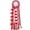 Red, variant on Homecoming Mum 36 Inch Braided Ribbon, Classic Back to School Accessory for Homecoming Week Football Cheerleading Prom Dance Pep Rally Celebration, 1 Pack