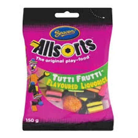 Allsorts Tutti Frutti Flavoured Liquorice 150g