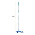 thumbnail image 6 of Catstages Tail Teaser Air Prey Cat Wand Toy for Indoor Cats, Interactive Cat Toy with 2 Feathered Catnip Toys, Crinkle Sounds, and Durable Rope for Leaping Play, Blue, 6 of 6