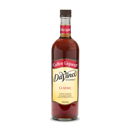 Da Vinci Syrup Sweetener - DaVinci Gourmet Classic Syrup, Coffee Liqueur, 750ml