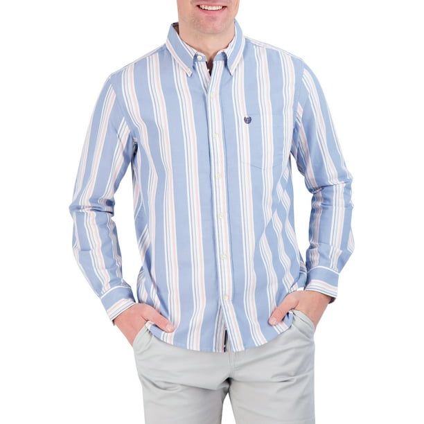 Chaps Men's Long Sleeve Oxford ButtonUp Shirt, Sizes XS 4XB
