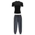 thumbnail image 1 of Anime Jujutsu Kaisen Compression Set Performance GYM Set Men‘s Athletic Workout Quick Dry Shirts+Sweatpants Unisex Sportwear, 1 of 7