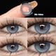 thumbnail image 3 of Lentillas naturales con dioptrías para miopía, lentes de contacto naturales para ojos, cosmética, envío gratis, 2 piezas, 3 of 4