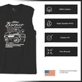 thumbnail image 6 of Ford Bronco Country Tough Free Wheeling 1978 Muscle Shirt Vintage Truck Fan 4x4 Off Road Classic Car Show Men's, 6 of 7