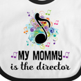 thumbnail image 4 of Inktastic Band Director Mom Boys or Girls Baby Bib, 4 of 4