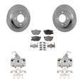 thumbnail image 1 of Transit Auto Rear Disc Brake Caliper Rotors and Ceramic Pads Kit for Car Hyundai Elantra KC8-100281T, 1 of 11