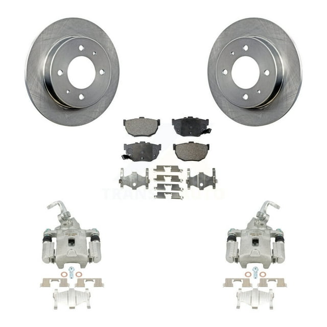 Transit Auto Rear Disc Brake Caliper Rotors and Ceramic Pads Kit for Car Hyundai Elantra KC8-100281T