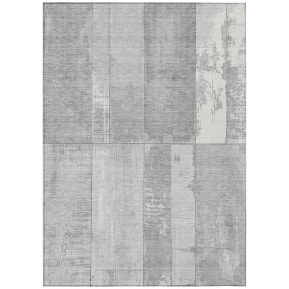 Dalyn Rugs Machine Washable Indoor/Outdoor Chantille Gray 2'6" x 3'10" Rug