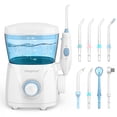 thumbnail image 1 of Water Flosser Sawgmore - Irrigador bucal (600 ml, 10 presiones), color blanco, 1 of 8