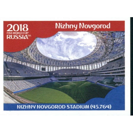 2018 Panini World Cup Stickers Russia #12 Nizhny Novgorod Stadium Soccer (Best Soccer Stadiums In The World)