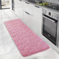 thumbnail image 3 of HLONK Vaidhai Bath Rug Runner Long Bathroom Rugs Large Size Bathroom Runner Rug 120*50cm Non-Slip Bath Rug Runner Extra Soft & Absorbent Thick Shaggy Floor Mats Machine Washable Red, 3 of 3