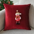 thumbnail image 1 of Ganfancp Navidad Bordado Cojín Almohada Lienzo Material Patrón Bordado Artesanía Día de Navidad Ambiente Almohada Sofá Casa Almohada Ofertas Del Día 1*Funda de Almohada, 1*Funda de Almohada, 1 of 6