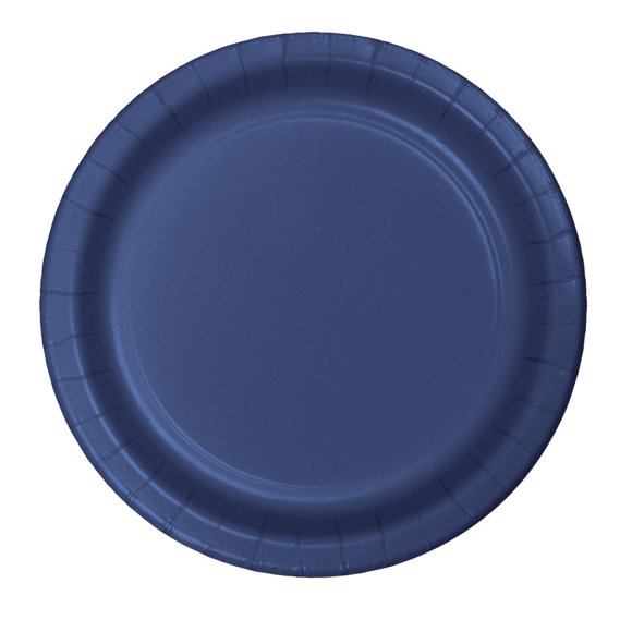 Club Pack of 240 Navy Blue Disposable Paper Party Banquet Dinner Plates 9"