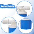 thumbnail image 6 of YWMJZEU Water Float Valve Auto Shut Off Float Valve for Livestock Troughs Water Tank 20mmSide Water Inlet, 6 of 9