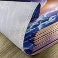 thumbnail image 5 of Ambesonne Outer Space Place Mats Set of 4, Meteorite Dock Sun, Standard Size, Orange Indigo Brown, 5 of 6