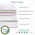 thumbnail image 2 of King Mattress,10 inch Gel Memory Foam Mattress with Breathable Lavender Cover, Medium Feeling Mattress, 2 of 7