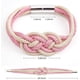thumbnail image 5 of 2 hebillas magnéticas para cortina de cordón de algodón, color rosa y beige. Adepaton LRWJ843-8, 5 of 7