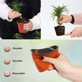 thumbnail image 4 of 50-Pack 6 Inch Plastic Nursery Pots,Plant Pot with Drainage,Seedling Flower Plant Container and Seed Starting Pots for Succulents,Seedlings (Red), 4 of 8