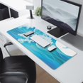 thumbnail image 4 of Stylish Desk Decor: Topographic Pattern Desk Mat Mouse Pad - Extra Large with Non-Slip Rubber Base for Comfort and Style Enhancement, 4 of 7