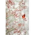 thumbnail image 2 of Grippo-Pike, Carrie Ann 23x32 White Modern Wood Framed Museum Art Print Titled - Red Cardinal in the Red Berries, 2 of 4
