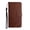 Darkbrown, variant on SaniMore for Samsung Galaxy A05S Wallet Case with Wrist Strap Magnetic Clasp, Card Slots PU Leather Skin Shockproof TPU Inner Anti-drop Flip Stand Business Shell Wear-resistant - Darkbrown