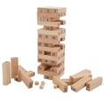 thumbnail image 3 of Juguete De Bloques De Madera, Juguete De Construcción De Torre De , Mejora La Relación, Ejercicio, Coordinación Mano-ojo, Bricolaje Para Fiestas Para Adultos, 3 of 7