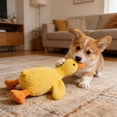 thumbnail image 1 of YoGold Squeaky Duck Dog Toy – Soft Plush Squeaker Toy, Yellow, for Small Medium Large Dogs (Yellow), 1 of 6
