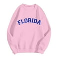 thumbnail image 5 of WEAIXIMIUNG Sweat à Fermeture Éclair pour Femmes Sans Capuche Grande Taille Mode Décontractée Imprimé Lettre Col Rond Manches Longues Sweat de Festival Léger, 5 of 5