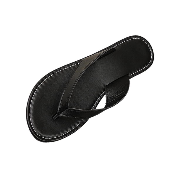 KIJBLAE Women's Classic Open Toe Flip Flop Sandals, Lightweight Flat Comfort Casual Summer Beach Outdoor Daily Vacation Slides Black 42