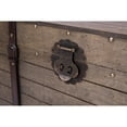thumbnail image 6 of Old Fashioned Large Natural Wood Storage Trunk and Coffee Table, 6 of 8