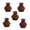 5pcs C, variant on Ruanlalo 5 Pcs Mini Resin Rattan Basket Miniature Storage Holder Realistic Simulation Basket Dollhouse Accessories for Crafts Dollhouse Fairy Garden Micro Landscape Decor