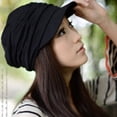 thumbnail image 4 of ruhuadgb Women Fashion Pleated Peaked Cap Hat Casual Knitted Outdoor Sports Travel Sunhat, 4 of 8