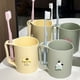 thumbnail image 3 of Taza de tarro de dientes con melodía para dormitorio, con valor de color alto, con forma de viento, taza de enjuague bucal para cepillado de Sanrio, taza para cepillado de pareja de estudiantes, 3 of 5