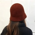 thumbnail image 4 of HAJWOH Women's Winter Knitted Bucket Hat Fashion Basin Cap Comfortable Warm Fisherman Hat for Outdoor Daily Wear, 4 of 5