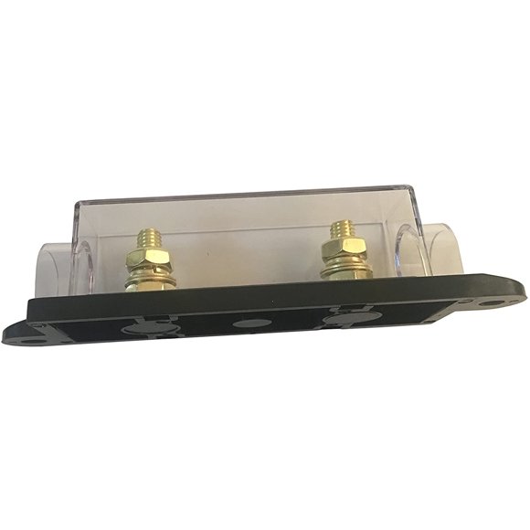 KOLACEN ANL Gold Plated Fuse 100 Amp + ANL Fuse Holder Black 1 Pack