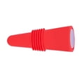 thumbnail image 2 of Bouchon de bouteille de vin en acier inoxydable - Silicone de qualité alimentaire - 6,1 x 2,35 cm - Décoration pratique et réutilisable - Rouge, 2 of 12