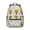 Sunflower and Bucket, variant on Sunflower and Plank White Pattern Backpack for School, Cute School Bag with Adjustable Shoulder Straps and Padded Back, 15.3"x11"x7.1"